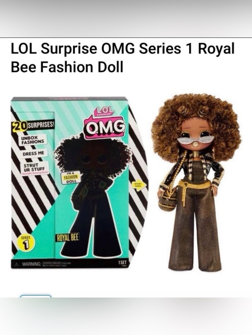 New L.O.L / LOL Surprise OMG Royal Bee Fashion Doll With 20 Surprises series 1